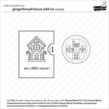 Lawn Fawn - Stamps - Gingerbread House Add-On