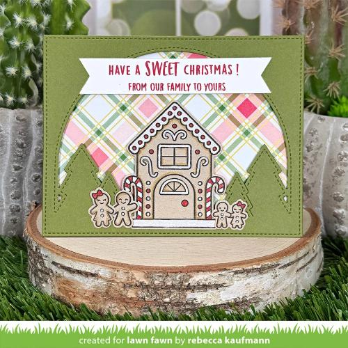 Lawn Fawn - Stamps - Gingerbread House Add-On