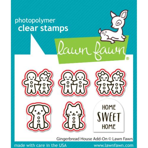 Lawn Fawn - Lawn Cuts - Gingerbread House Add-On Dies