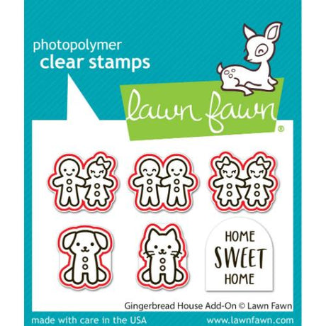 Lawn Fawn - Lawn Cuts - Gingerbread House Add-On Dies