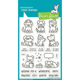 Lawn Fawn - Stamps - Cozy Dogs