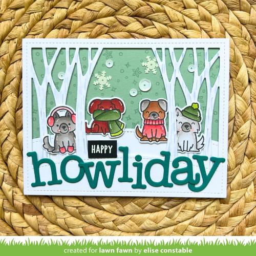 Lawn Fawn - Stamps - Cozy Dogs
