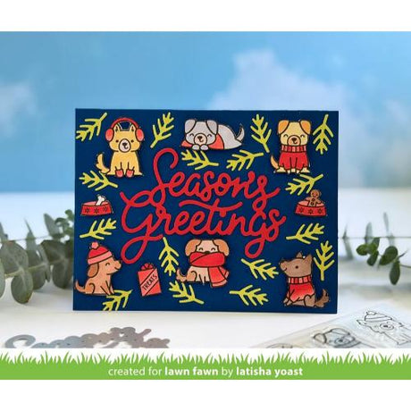 Lawn Fawn - Stamps - Cozy Dogs
