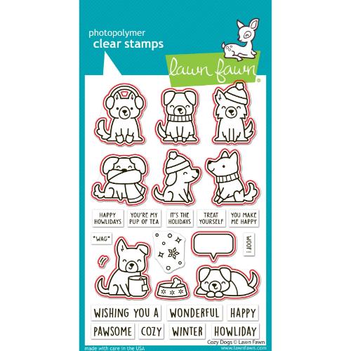 Lawn Fawn - Lawn Cuts - Cozy Dogs Dies