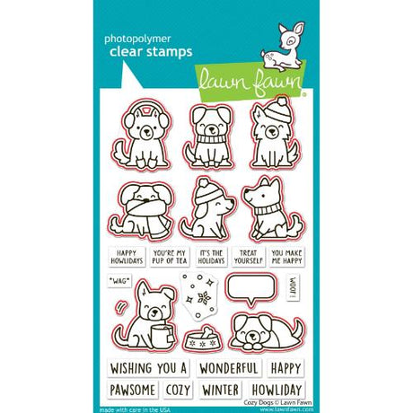 Lawn Fawn - Lawn Cuts - Cozy Dogs Dies