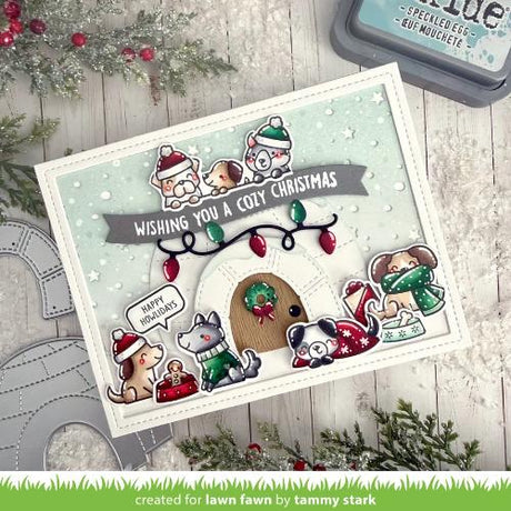 Lawn Fawn - Stamps - Cozy Dogs Christmas Add-On