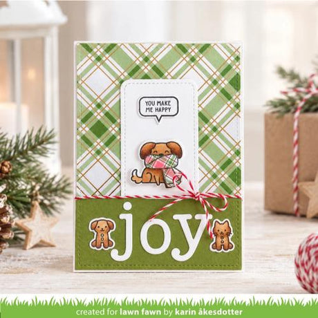 Lawn Fawn - Stamps - Cozy Dogs Christmas Add-On