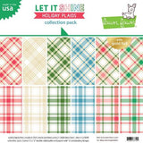 Lawn Fawn - Paper - Let It Shine Holiday Plaids - Collection Pack - Postage as per Actual