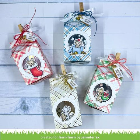 Lawn Fawn - Paper - Let It Shine Holiday Plaids - Collection Pack - Postage as per Actual