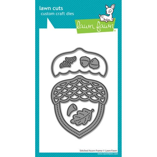 Lawn Fawn - Lawn Cuts - Stitched Acorn Frame Dies