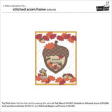 Lawn Fawn - Lawn Cuts - Stitched Acorn Frame Dies