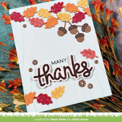 Lawn Fawn - Lawn Cuts - Scripty Thanks Outline Add-On Die