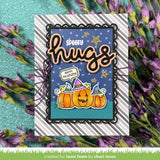 Lawn Fawn - Lawn Cuts - Scripty Hugs Outline Add-On Die