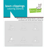 Lawn Fawn - Lawn Clippings - All the Witch Hats Coloring Stencils