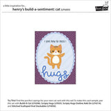 Lawn Fawn - Stamps - Henry's Build-A-Sentiment: Cat