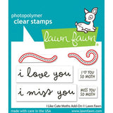Lawn Fawn - Lawn Cuts - I Like Cute Moths Add-On Dies