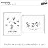 Lawn Fawn - Stamps - Fall Mice