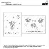 Lawn Fawn - Stamps - I Like Cute Moths