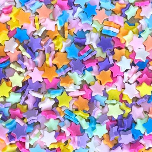 Lawn Fawn - Tiny Treasures - Rainbow Star Clay Pieces