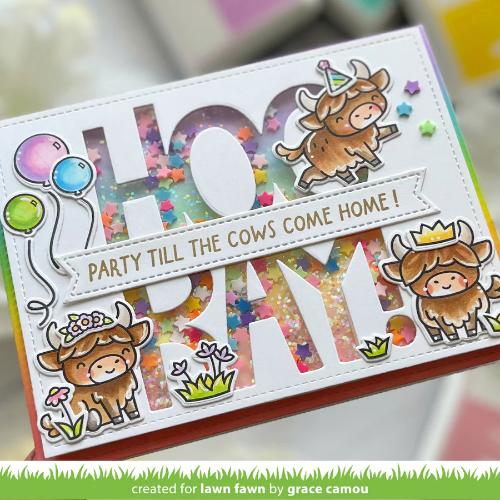 Lawn Fawn - Tiny Treasures - Rainbow Star Clay Pieces