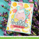 Lawn Fawn - Lawn Clippings - Fruit Salad Background Stencils