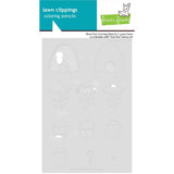 Lawn Fawn - Lawn Clippings - Hive Five Coloring Stencils