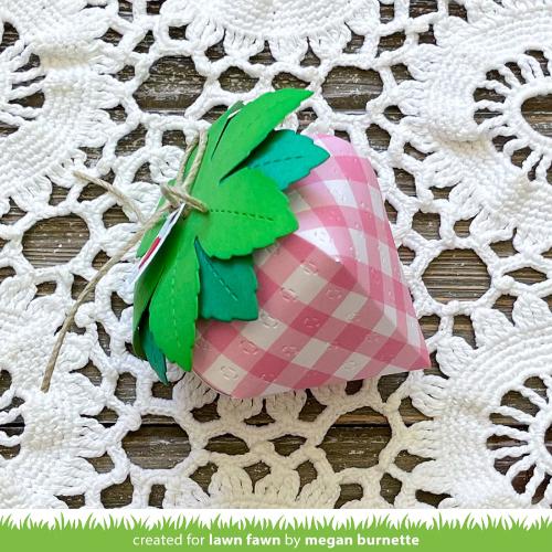 Lawn Fawn - Lawn Cuts - Strawberry Treat Box Dies