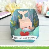 Lawn Fawn - Lawn Cuts - Tiny Gift Box Whale and Dolphin Add-On Dies