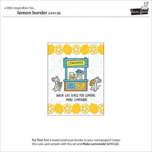 Lawn Fawn - Lawn Cuts - Lemon Border Dies