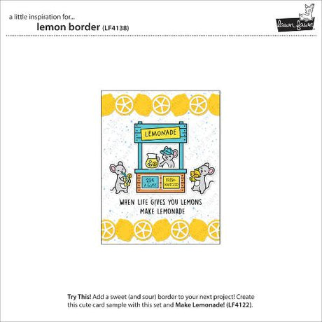 Lawn Fawn - Lawn Cuts - Lemon Border Dies
