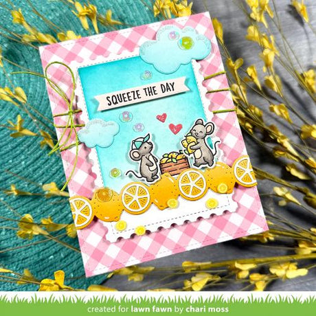 Lawn Fawn - Lawn Cuts - Lemon Border Dies