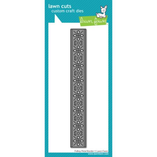 Lawn Fawn - Lawn Cuts - Folksy Petal Border Dies