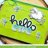 Lawn Fawn - Lawn Cuts - Scripty Hello Outline Add-On Dies