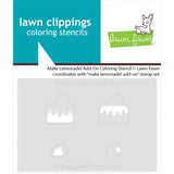 Lawn Fawn - Lawn Clippings - Make Lemonade! Add-On Coloring Stencil