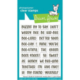 Lawn Fawn - Stamps - Henry's Build-A-Sentiment: Honey Bee