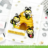 Lawn Fawn - Stamps - Henry's Build-A-Sentiment: Honey Bee