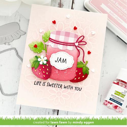 Lawn Fawn - Stamps - Jam and Honey Sentiments