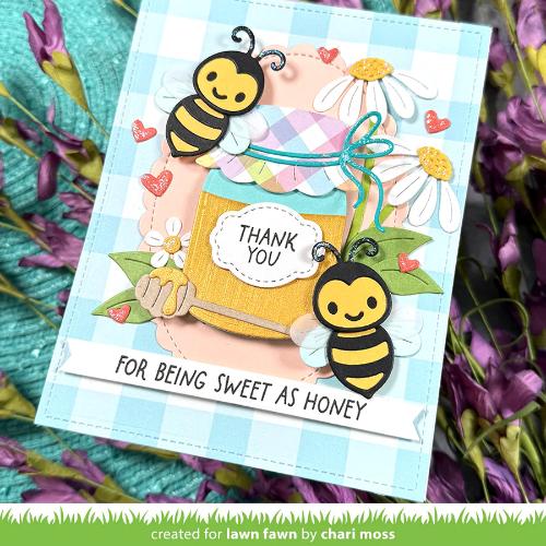 Lawn Fawn - Stamps - Jam and Honey Sentiments