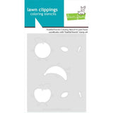 Lawn Fawn - Lawn Clippings - Fruitful Friends Coloring Stencil