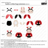 Lawn Fawn - Lawn Cuts - Build-A-Critter Bug Costumes Dies