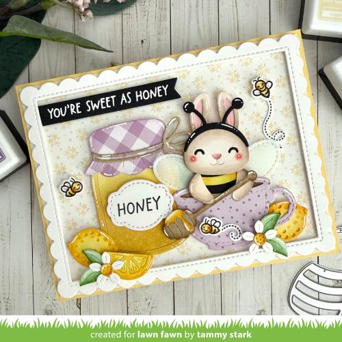 Lawn Fawn - Lawn Cuts - Build-A-Drink Mason Jar Jam and Honey Add-On Dies