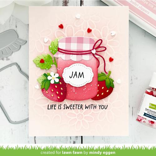 Lawn Fawn - Lawn Cuts - Build-A-Drink Mason Jar Jam and Honey Add-On Dies
