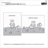 Lawn Fawn - Stamps - Highland Cows! Add-On
