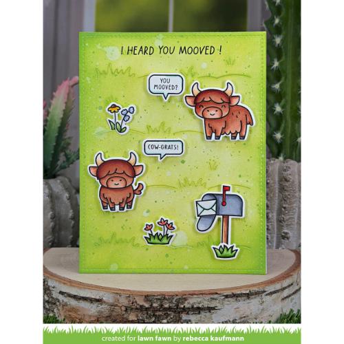 Lawn Fawn - Stamps - Highland Cows! Add-On