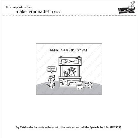 Lawn Fawn - Stamps - Make Lemonade!