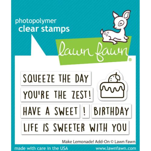 Lawn Fawn - Stamps - Make Lemonade! Add-On