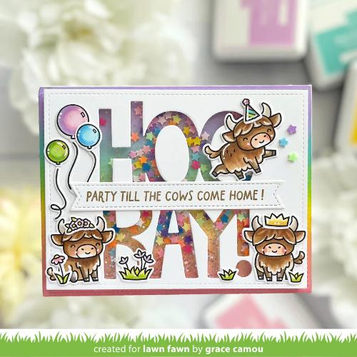 Lawn Fawn - Stamps - Highland Cows!