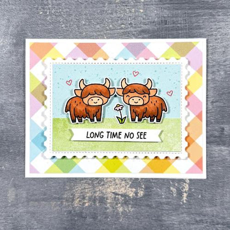 Lawn Fawn - Stamps - Highland Cows!