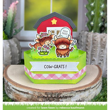 Lawn Fawn - Stamps - Highland Cows!