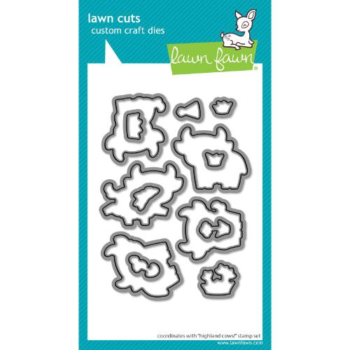 Lawn Fawn - Lawn Cuts - Highland Cows! Dies